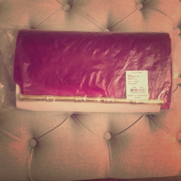 Lilly Pulitzer Handbags - Lilly Pulitzer Bamboo clutch